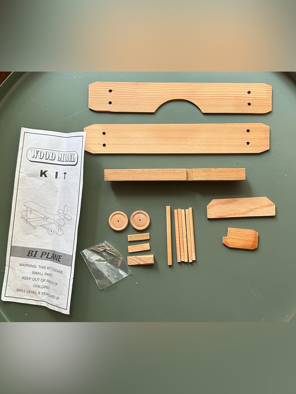 Wood Model Kit • BI plane • comes with a small plane already assembled